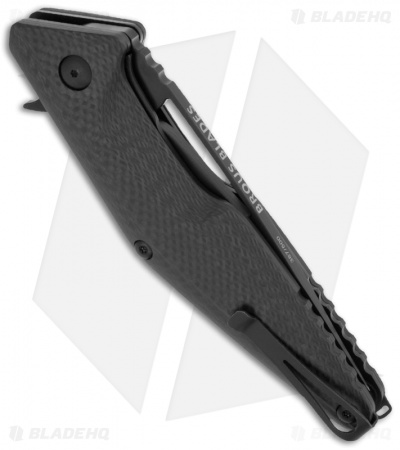 Brous Blades Division Flipper Knife Carbon Fiber (4.37" Satin)