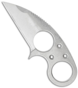 Brous Blades Silent Soldier V1 Neck Knife Straight Edge Fixed (2.5" Stonewash)