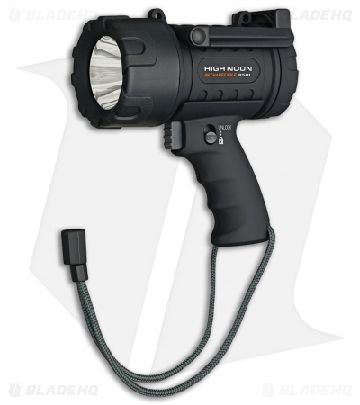 Browning High Noon Recargeable Spot Li Spotlight Black Polymer Flashlight