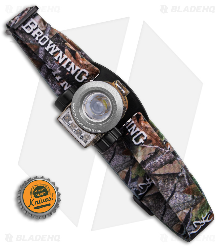 Browning Nitro Lamp Headlamp Flashlight LED Green Camo (255 Lumens)