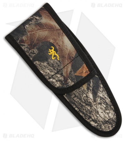 Browning Outdoorsman Spring Loaded Pruning Shears Black w/ Camo Sheath BR0286