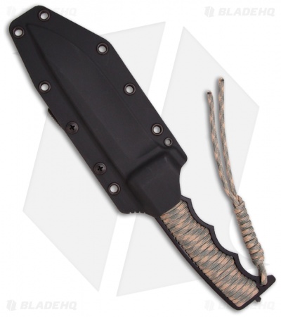 Browning Black Label Stone Cold Spear Fixed Blade Knife (5.63" Black Serr) 118BL