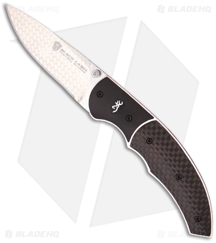 Browning Black Label Turning Point Knife Carbon Fiber (3" Satin) 133BL