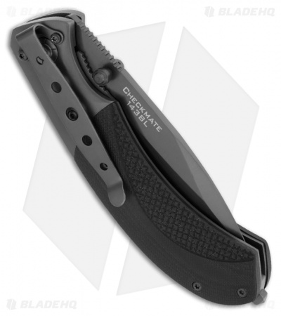 Browning Black Label Checkmate Liner Lock Knife (3.5" Gray) 143BL