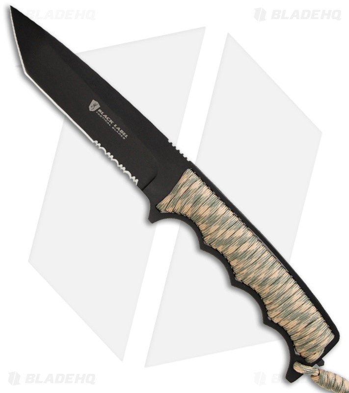 Browning Black Label Stone Cold Fixed Blade Knife (5.63" Black) 117BL