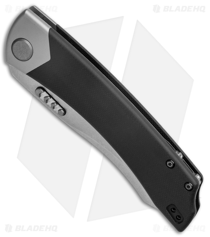 BRS E-Volve Khopesh-C3 Liner Lock Knife Titanium Black G10 (4.1" Stonewash) 