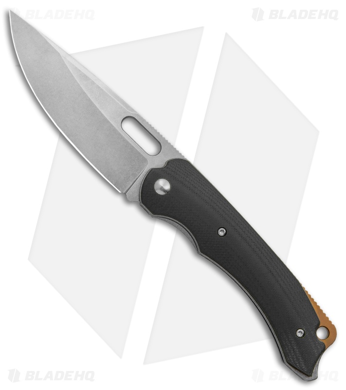 BRS E-Volve Navajo Liner Lock Knife Black G10 (3.5" Stonewash)