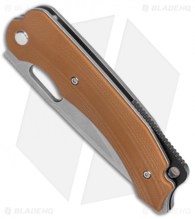 BRS E-Volve Navajo Liner Lock Knife Desert Brown G10 (3.5" Stonewash)