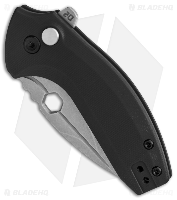 ●BLAC APACHES レア GA産 BRS E-Volve Apache Button Lock Knife | Black G-10 - Blade HQ