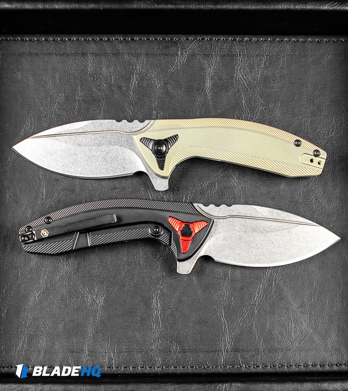 BRS E-Volve Apache Frame Lock Flipper Knife Gray Ti (2.78" Stonewash) 