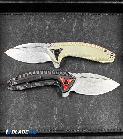 BRS E-Volve Apache Frame Lock Flipper Knife Gray Ti (2.78" Stonewash) 