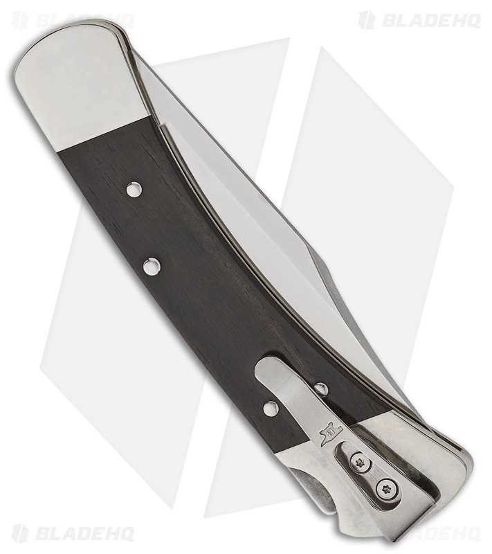 Buck 110 Slim Elite Heritage Lockback Knife Ebony/Nickel Silver (3.75" Satin)