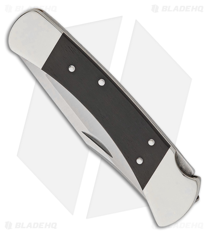 Buck 110 Slim Elite Heritage Lockback Knife Ebony/Nickel Silver (3.75" Satin)