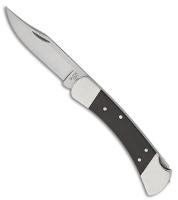 Buck 110 Slim Elite Heritage Lockback Knife Ebony/Nickel Silver (3.75" Satin)