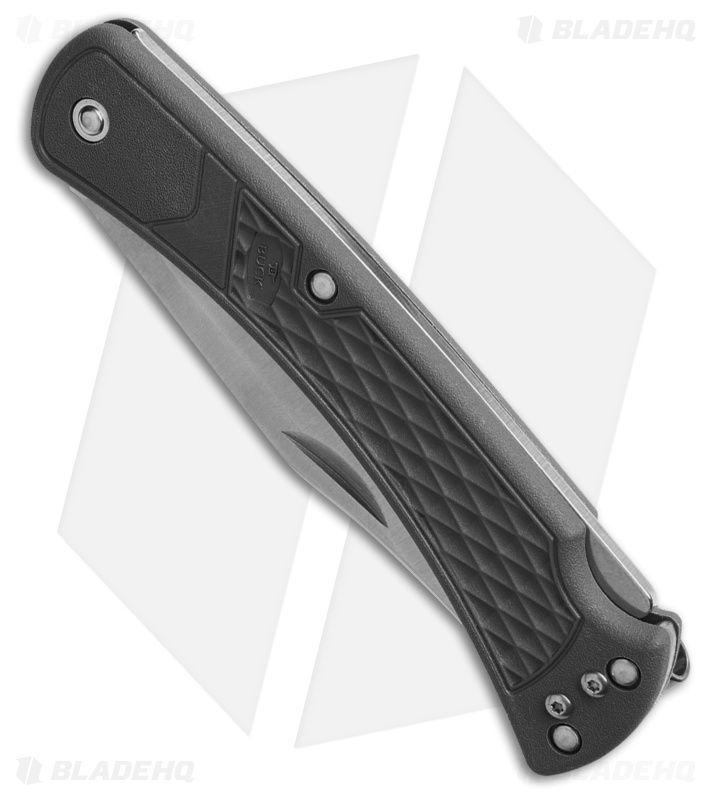 Buck 110 Slim Hunter Lockback Knife Gray GFN (3.75" Satin)