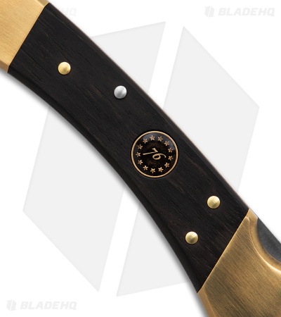 Buck 110 Semiquincentennial Lockback Knife Polished Genuine Ebony (3.75" Satin)
