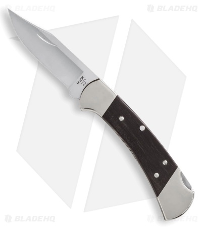 Buck 112 Ranger Slim Elite Heritage Knife Ebony/Nickel Silver (3" Satin)