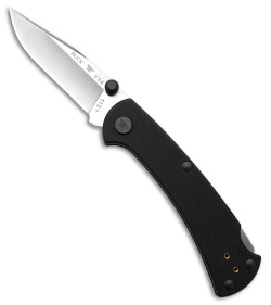 Buck 112 Slim Pro TRX Lockback Knife Black G-10 (3" Satin) 0112BKS3