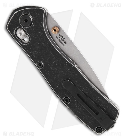 Buck 791 Range Crossbar Lock Knife Trail Worn Black Aluminum (3.4" SW MagnaCut)