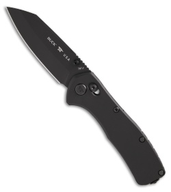 Buck 797 Range Ops Elite Crossbar Lock Knife Black Aluminum (3.4" Black)