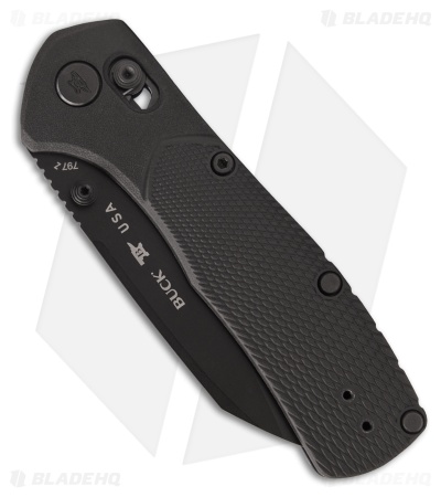 Buck 797 Range Ops Pro Crossbar Lock Knife Black GFN (3.4" Black)