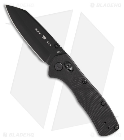 Buck 797 Range Ops Pro Crossbar Lock Knife Black GFN (3.4" Black)