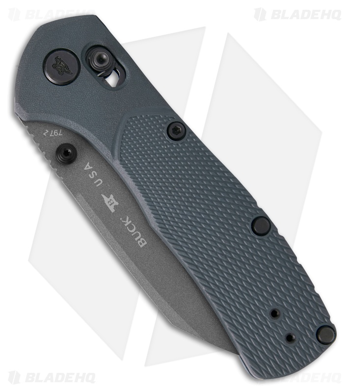 Buck 797 Range Ops Pro Crossbar Lock Knife Blue GFN (3.4" Gray)