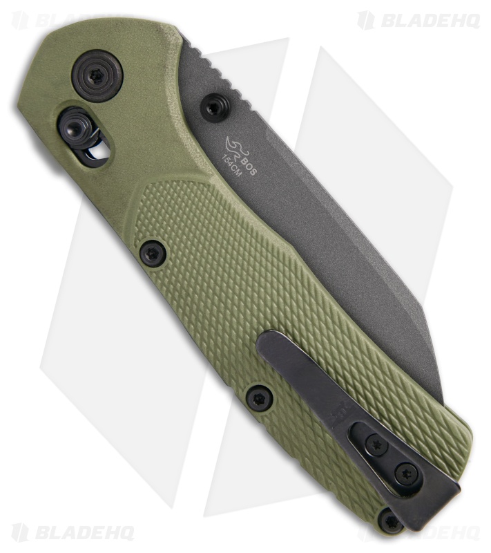 Buck 797 Range Ops Pro Crossbar Lock Knife Green GFN (3.4" Gray)