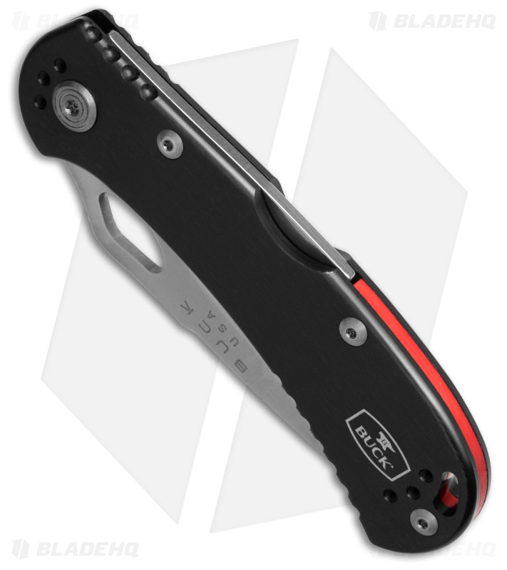 Buck SpitFire Lockback Knife Black (3.25" Satin) 0722BKS1