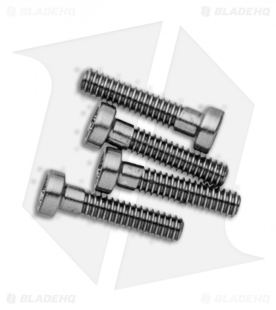 2-56 Titanium Screw Set for BRNLY Contra Cypop Liner Bottle Opener - Thick