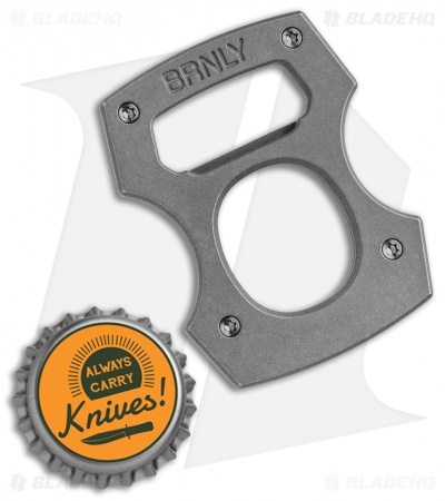 BRNLY Contra Cypop Bottle Opener Stainless/Titanium