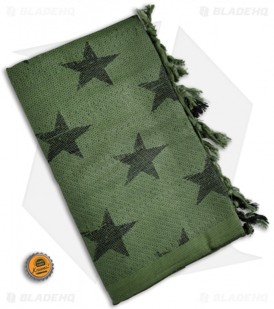 Camcon Shemagh Head Scarf USA Stars (Olive/Black)