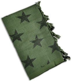 Camcon Shemagh Head Scarf USA Stars (Olive/Black)