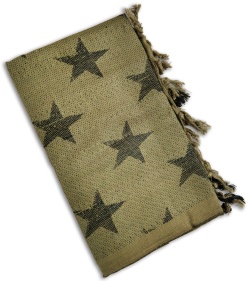 Camcon Shemagh Head Scarf USA Stars (Yellow/Black)