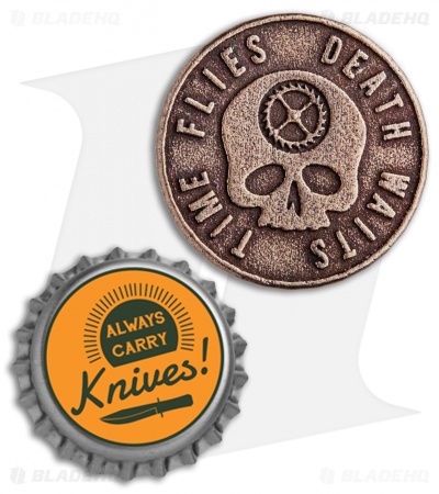 Carpe Diem EDC Original Bronze Steel Challenge Coin