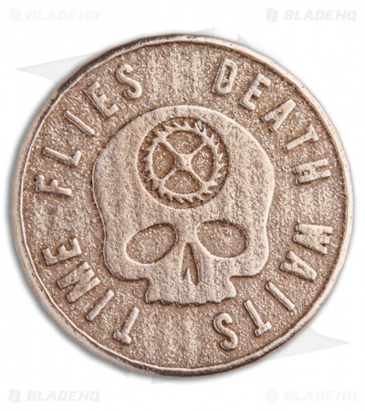 Carpe Diem Original Challenge Coin | Bronzed Silver | Blade HQ