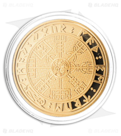 Carpe Diem EDC Viking Travel Coin - Brass