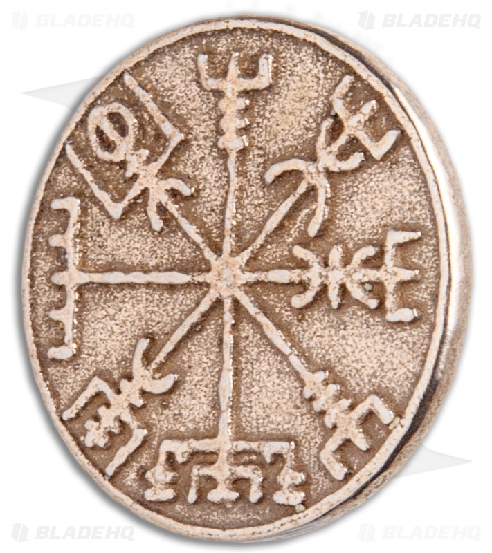 Carpe Diem EDC Viking Travel Talisman Coin - Bronzed-Silver Steel
