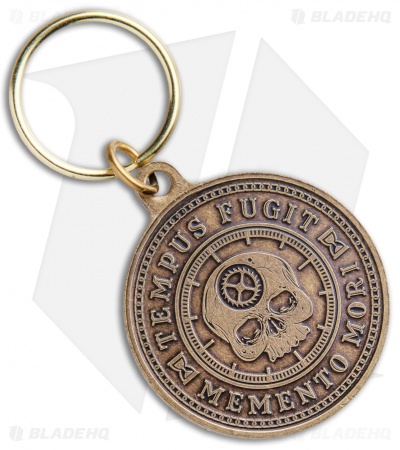 Carpe Diem "Seize the Day" Antique Bronze Finished Challenge Coin Keychain