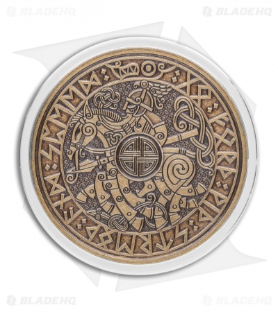 Carpe Diem EDC Viking Travel Coin - Antique Bronze 