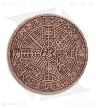 Carpe Diem EDC Viking Travel Coin - Antique Copper