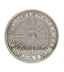 Carpe Diem EDC Viking Travel Coin - Antique Nickel Silver 