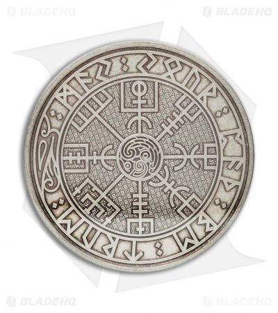Carpe Diem EDC Viking Travel Coin - Antique Nickel Silver 