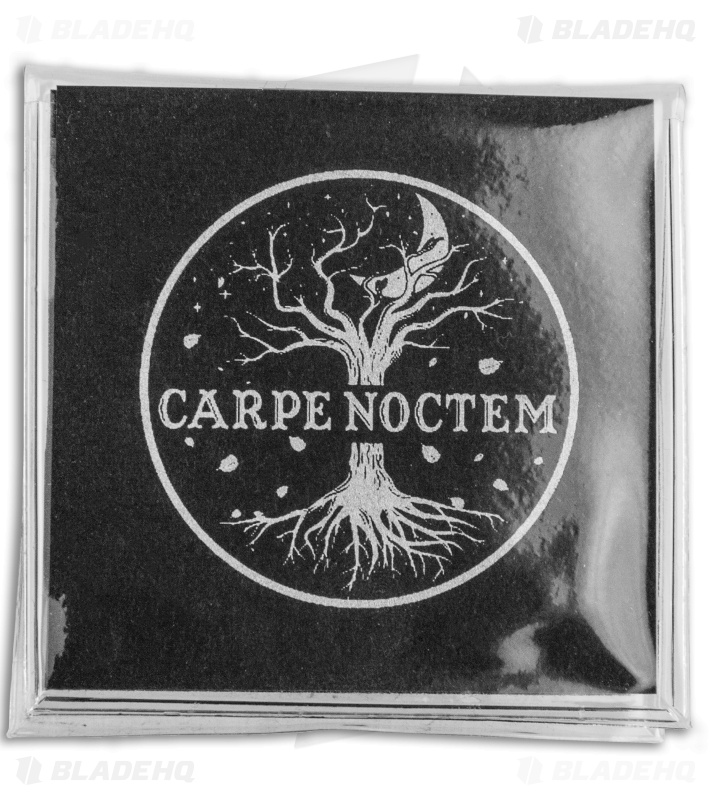 Carpe Noctem Challenge Coin | Antique Silver | Blade HQ