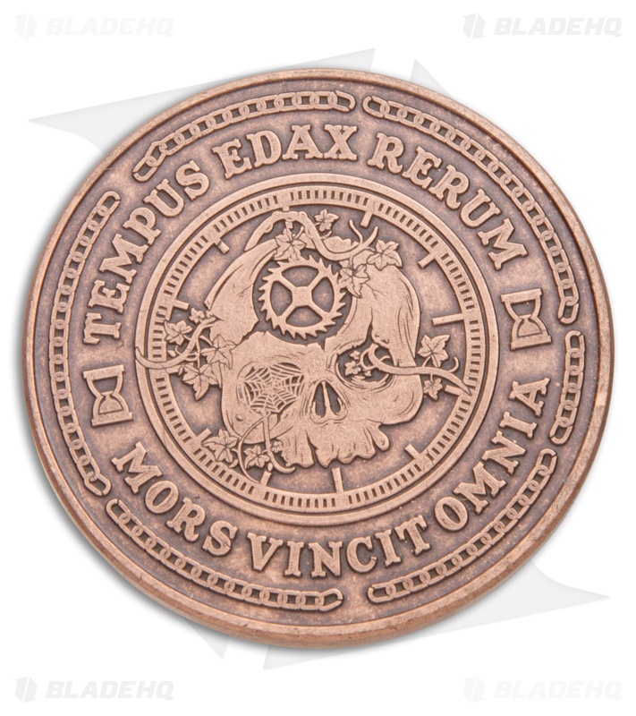 Carpe Noctem "Seize the Night" Solid Copper Challenge Coin