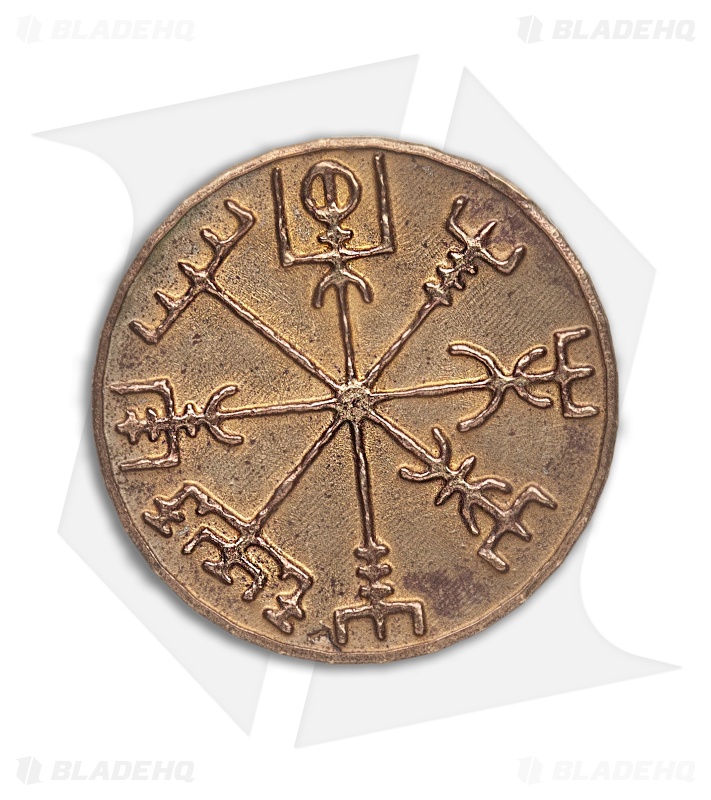 Viking Travel Talisman Token Challenge Coin - Bronze - Blade HQ