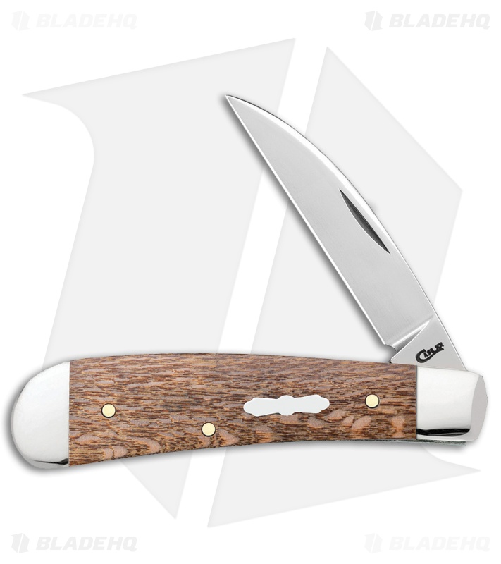 Case Cutlery Sway Back 3.125" Brown Sycamore Wood