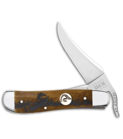 Case Cutlery Ducks Unlimited RussLock Knife Smooth Antique Bone (61953L SS) 