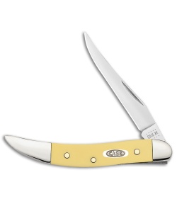 Case Small Texas Toothpick Knife 3.00" Yellow Synthetic  (310096 CV)
