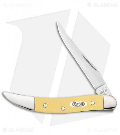 Case Small Texas Toothpick Knife 3.00" Yellow Synthetic  (310096 CV)